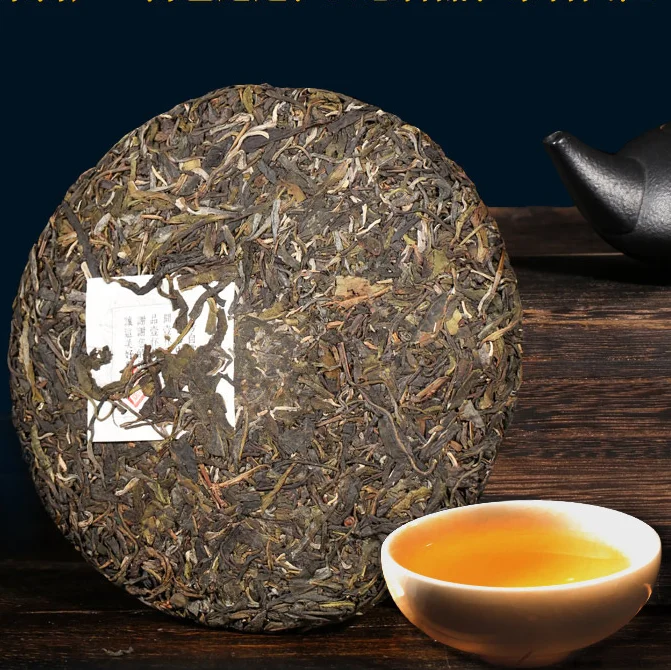 Органический необработанный чай Puɾrh A + 357 г puer puerh без чайника Премиум зеленый