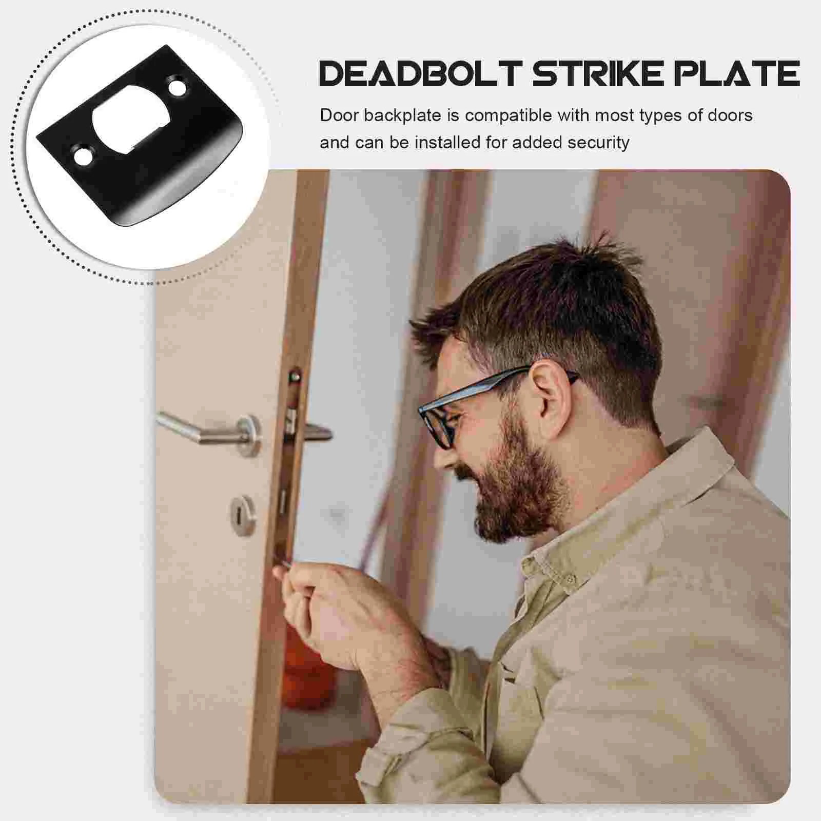 4 шт. кулачковый блок дверная ударная пластина засов крышки чехлы ремонтный