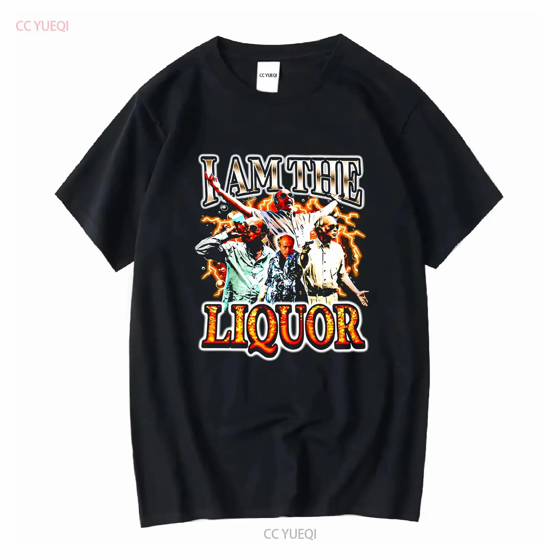 Фото Футболка I Am The Liquor Mr Jim Lahey, винтажная, все размеры, с длинными или короткими рукавами, винтажная, стираная, удобная, с рисунком, растянутая №1
