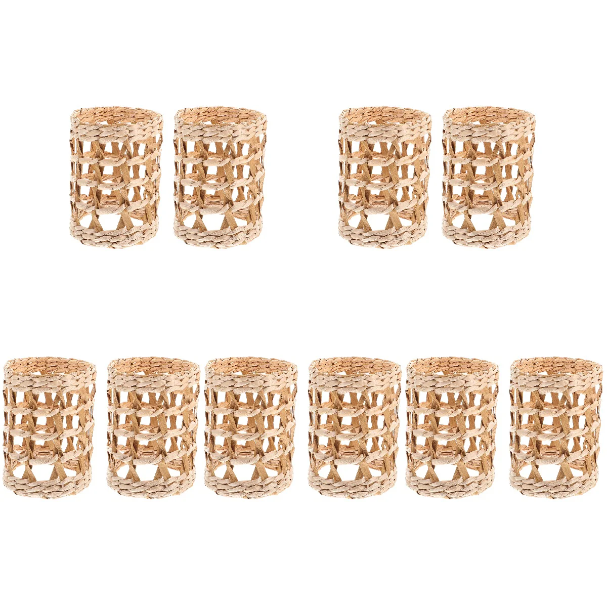 

10 Pcs Drink Cup Home Accents Decor Creative Protectors Kettle Lid Glass Sleeve Vase Covers Grass Accessory Water Decorative