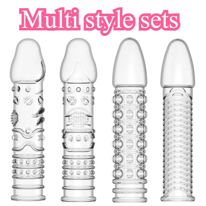 Набор прозрачных хрустальных зубов волка с шипами утолщенным удлиненным и