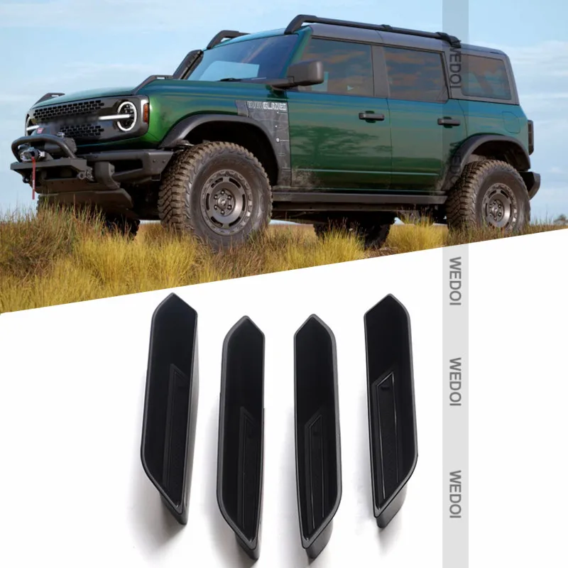 

2022 NEW Door Handle Storage Box For Ford Bronco 2021 Car Door Organizer Box of Bronco Accessories 2 Dr 4 Dr