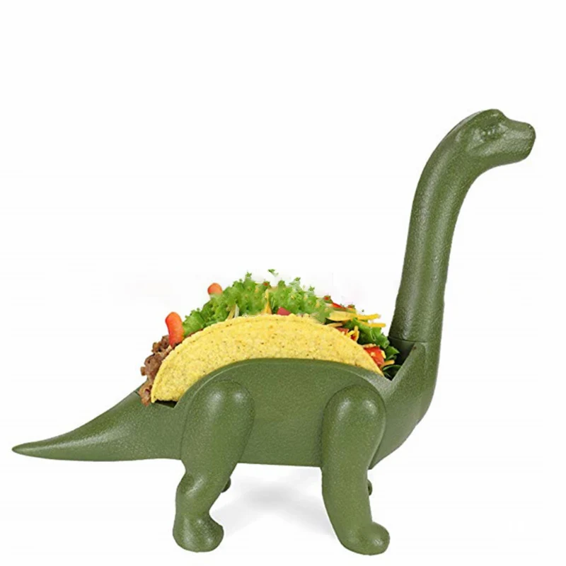 

Food Rack ABS Plastic Creative Dinosaur Tricolor Exquisite Mexican Cookies Storage Appearance Patent Living Room Decoration