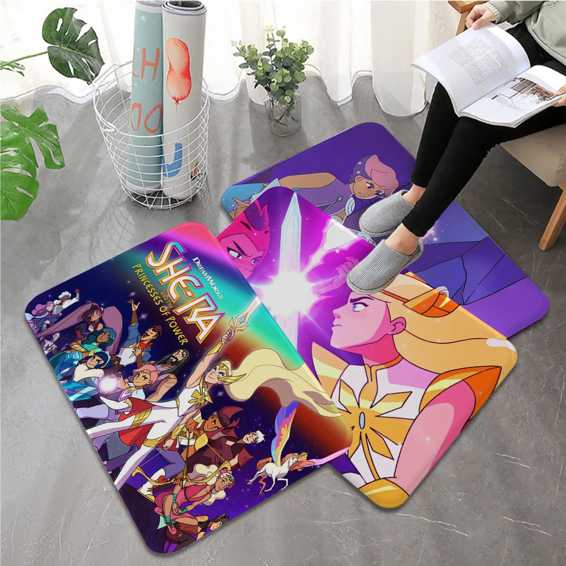 

She-Ra And The Princesses Of Power Bath Mat Anti-slip Absorb Water Long Strip Cushion Bedroon Mat Bedside Area Rugs