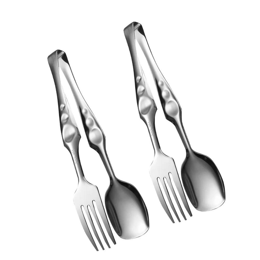 

Tongs Tong Cooking Grill Icebbq Serving Barbecue Clamp Kitchenbread Bucket Steak Clip Buffet Metal Tools Pasta Salad Household