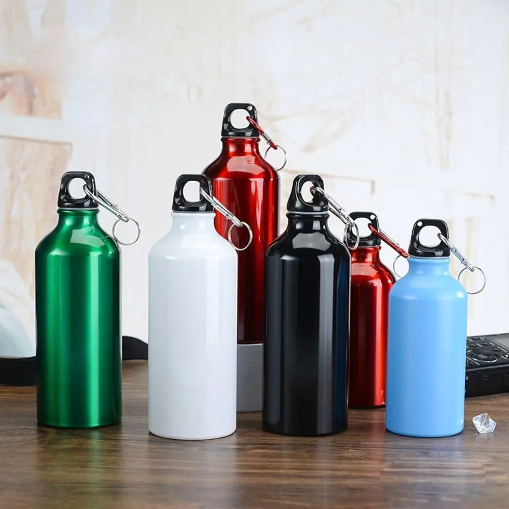

Alloy Sport Water Bottl Outdoor Sports Hiking Camping Cycling Water Bottle Kettle with Buckle 500ml