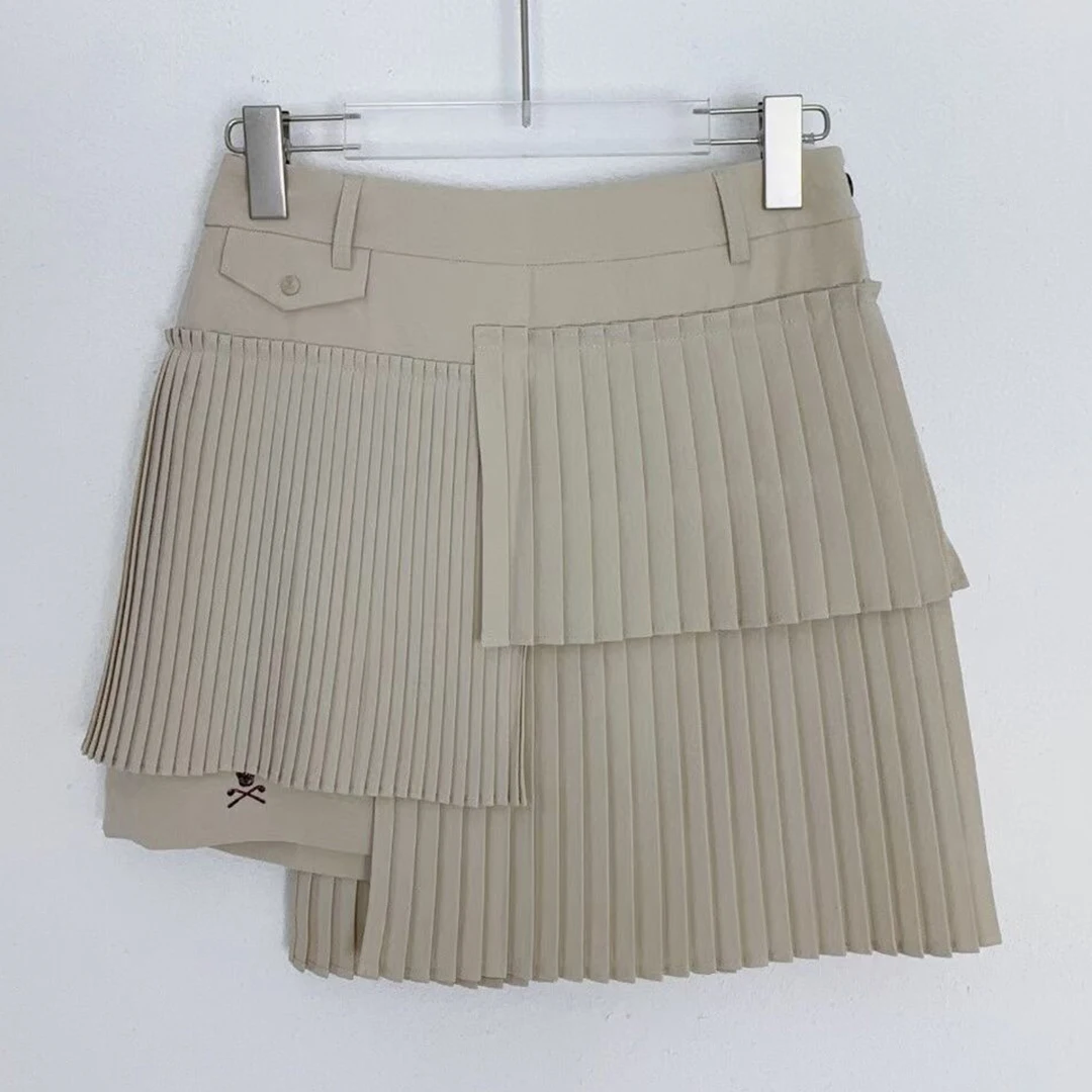 

2023 New Golf Sports Short Skirt Quick Dry Skirt Women's Cute Pleated Skirt Tennis Skirt