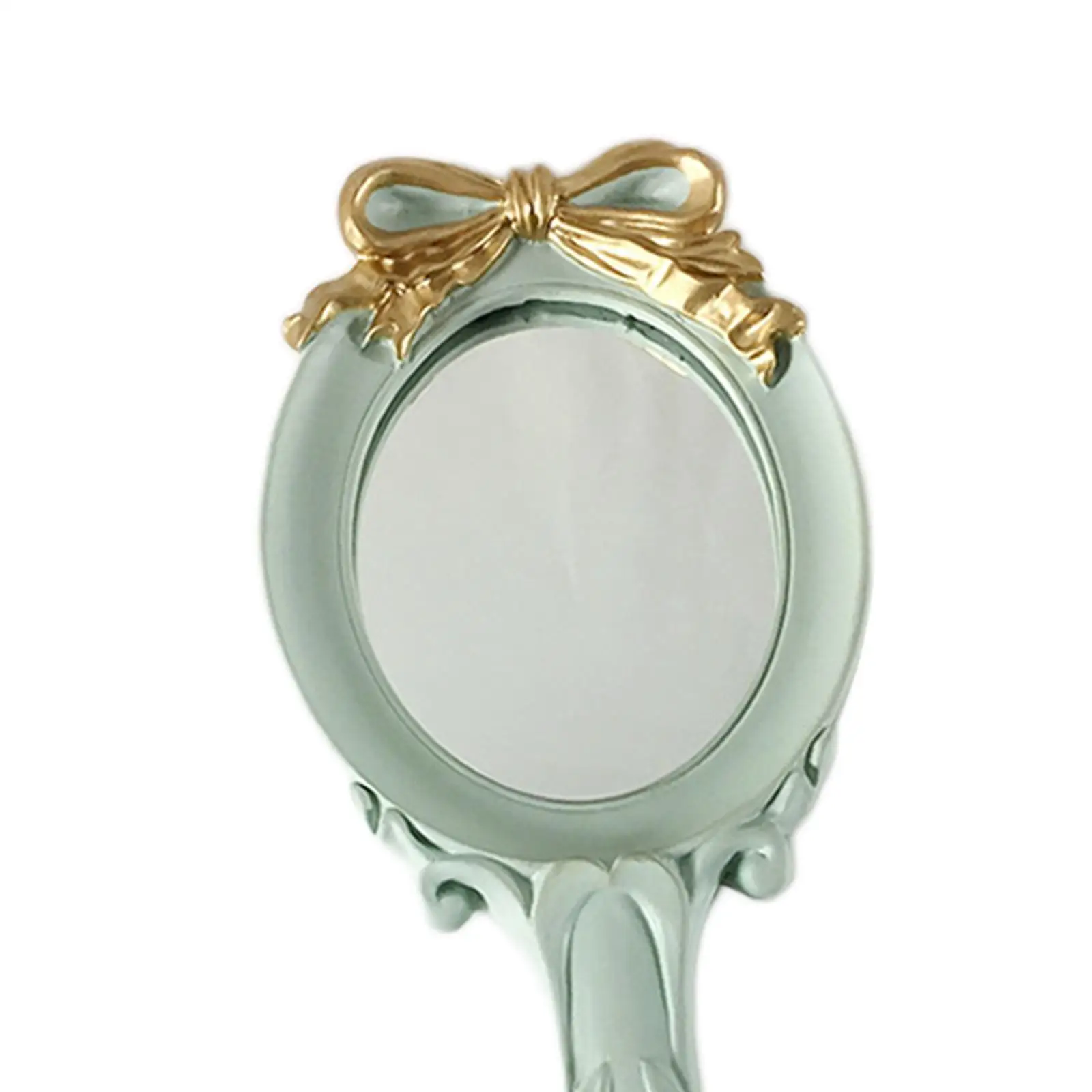 Винтажное овальное зеркало для девочек и студентов портативное путешествий