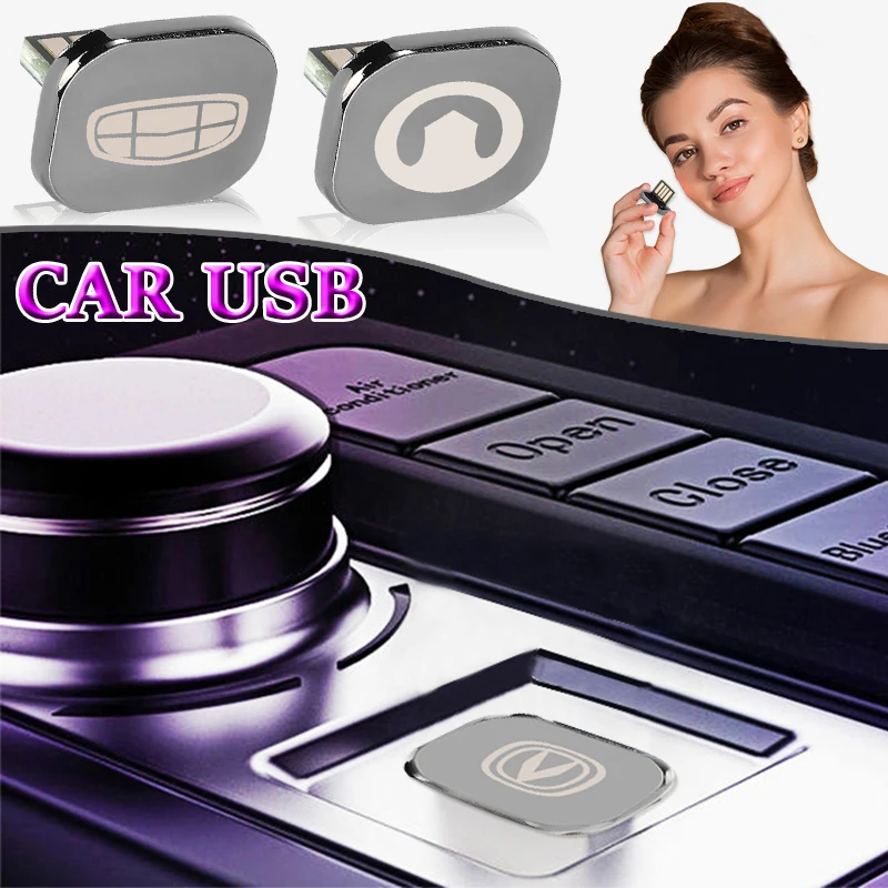 

USB флеш-накопитель 1 шт., металлические Usb-накопители 2,0 32 ГБ для Mercedes Benz AMG GT GT4 W204 205 212 213 GLC GLE CLA GT50 C63, аксессуары