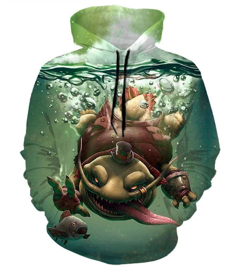 

League Of Legends Games 3D Graphic Hoodies For Men Women Hoodie Clothes Casual Long Sleeve Streetwear Hooded Sweatshirts Tops