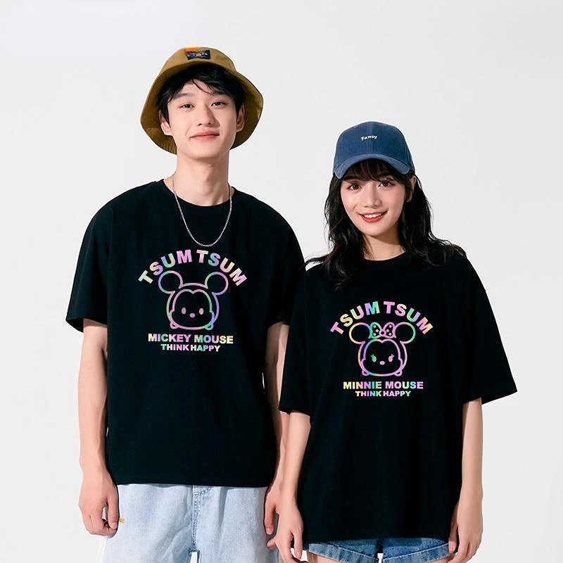 

Женская Светоотражающая летняя футболка с коротким рукавом и коротким рукавом