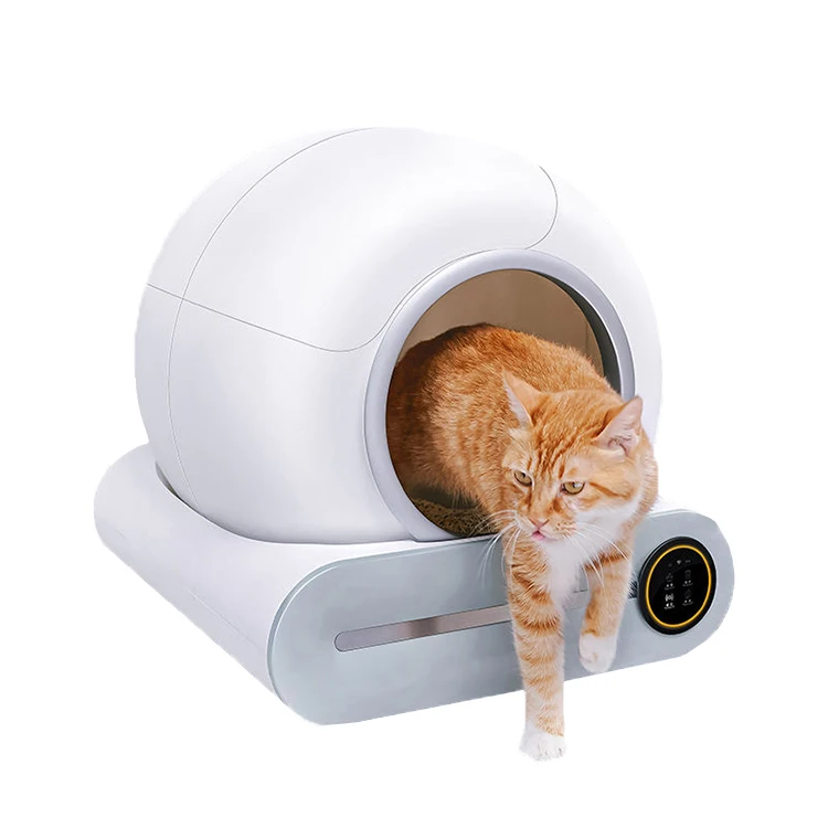

2022 smart automatic cleaning cat l i t t e r automatic box toilets for cats