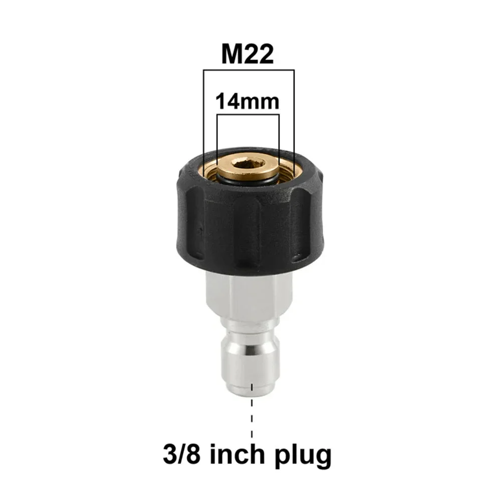 

Набор переходников DCNB M22-14mm to 3/8 для мойки высокого давления