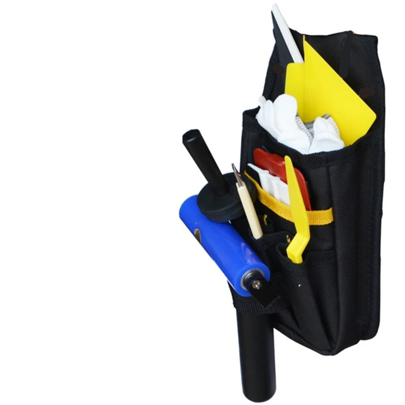 

Профессиональная виниловая сумка для автомобильных инструментов, сумка из ткани Оксфорд, органайзер для поясного ремня, Прочная Фурнитура,...