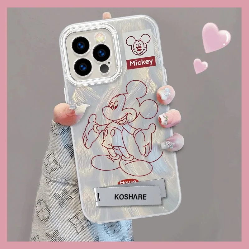 Чехол для телефона Disneies Mickeies Samsung Galaxy S24 S23 Ultra Plus 5G S21 FE текстурный чехол с перьями и