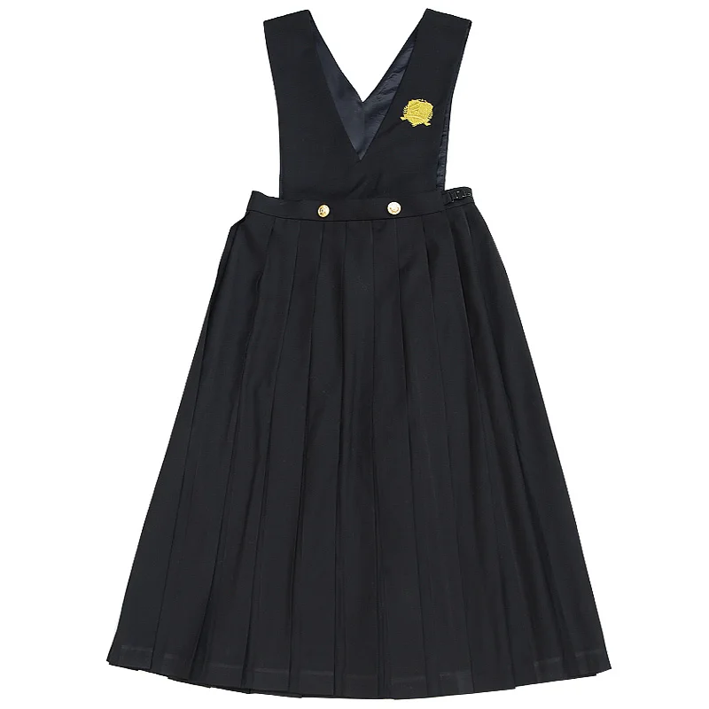 Beads Xingye Gao Original Nursing Skirt Suit Set JK Autumn and Winter Black Dress Western-Sle Miss Blackish Green