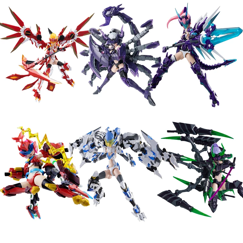 

Gundam E-Model Four Holy Beasts Assembly Toys ATKGIRL Frame Arms Girl Green Dragon Suzaku White Tiger Scorpion Anime Action Toys