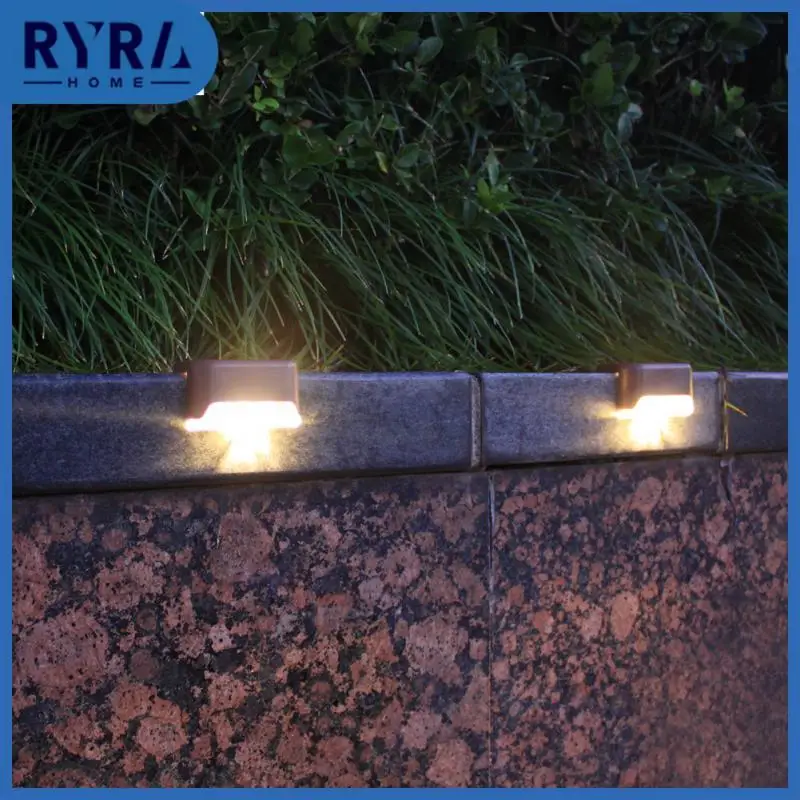 

2/4/5PCS Solar Stair Lamp High Quality Decoration For Patio Stair Fence Light Led Stair Light Balcony Light Solar Night Light
