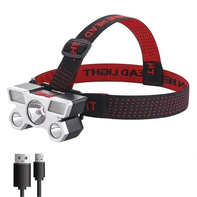 

KDULIT Налобный фонарь 5/11 LED USB rechargeable