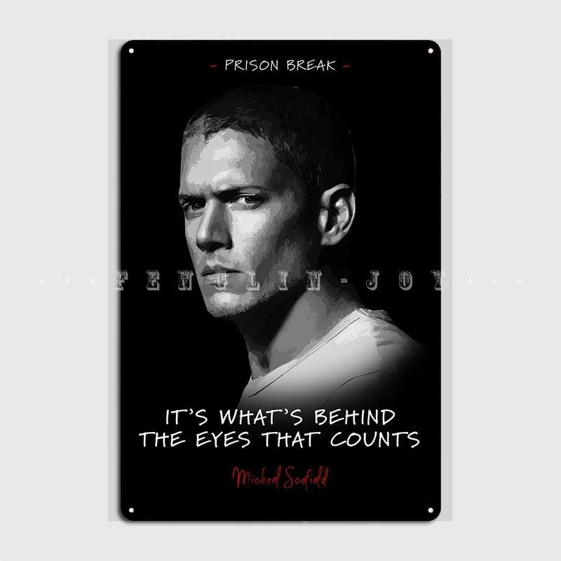 

Майкл скулд металлический знак кинотеатр гостиная пещера паб Ретро Декор Живопись жестяной знак плакаты