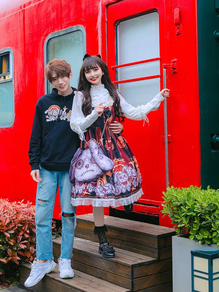 Женская винтажная блузка с оборками Готическая кружевная в викторианском стиле