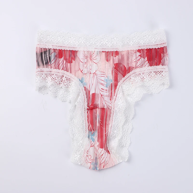 

1pc Floral Panties Sexy Panty Seampless Briefs Lace Women Underwear Lingerie for Female Girl Soft Lingerie Underpants