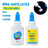 40ml white glue creamy yellow standard diy student white handmade white environmentally friendly non toxic 50ml 10473 35g 1mm