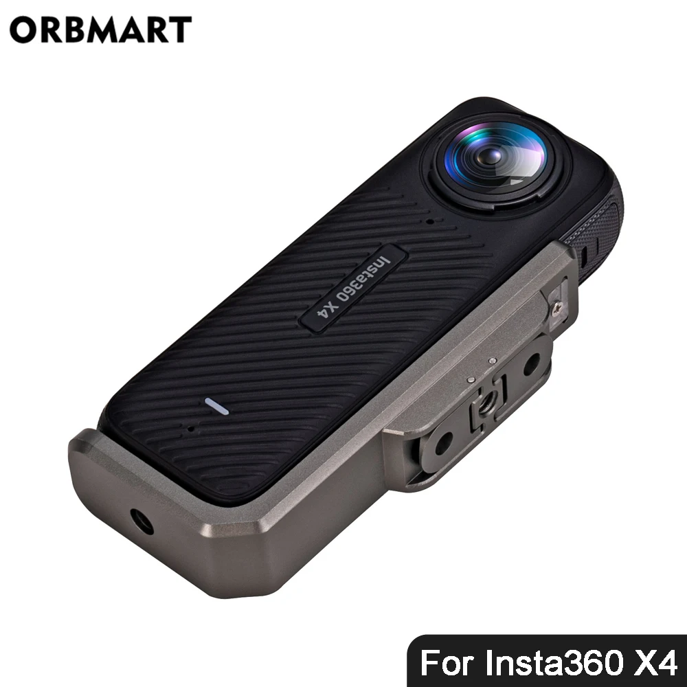 Горизонтальный алюминиевый кронштейн для установки Insta360 X4 адаптер с