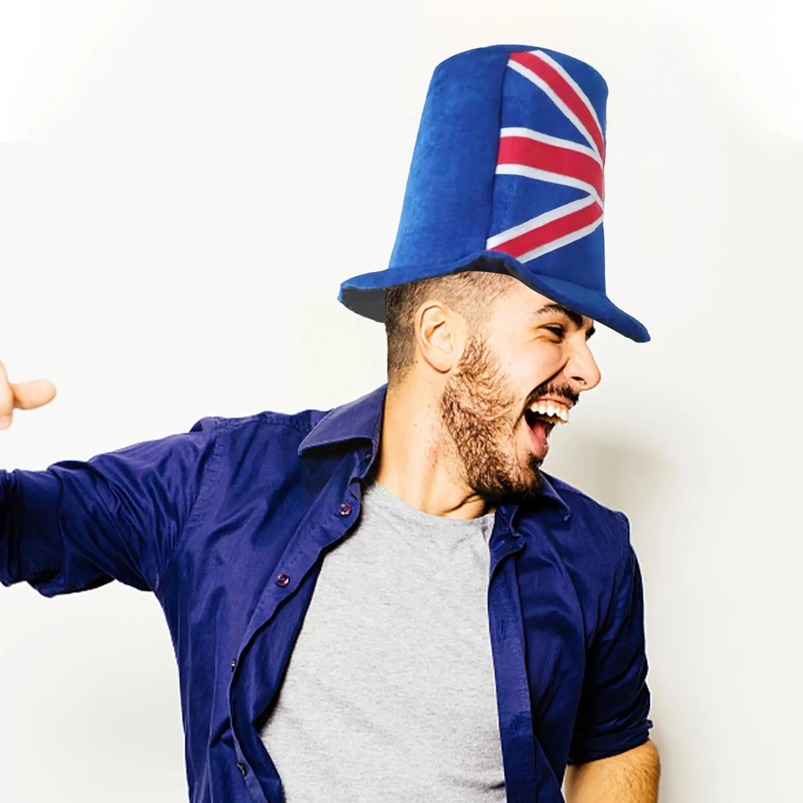 

British Flag Hat UK Flag Hat United Kingdom British Bucket Hats Union Jack Bowler Hat Party Hat For Queen's 70th Anniversar C1H0