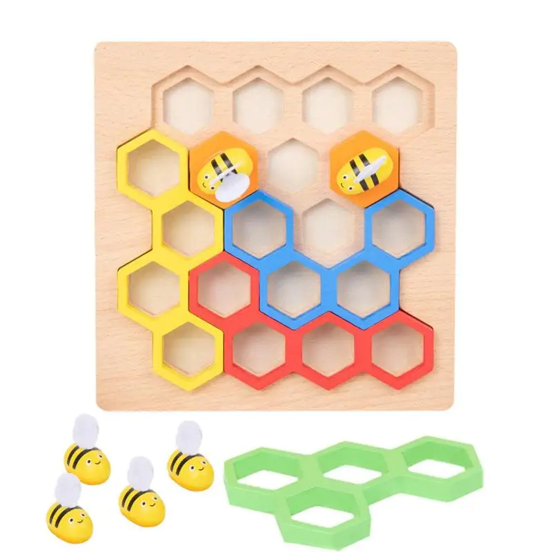 

Montessori Board Toy Magnetic Puzzle Toys For Kids Magnetic Bee Puzzles Board Toys Toddler Fine Motor Skill Toy