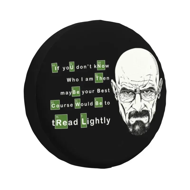 

Breaking Bad Heisenberg Spare Tire Cover for Toyota Land Cruiser Jeep RV SUV Trailer Walter White Car Wheel Protector Covers