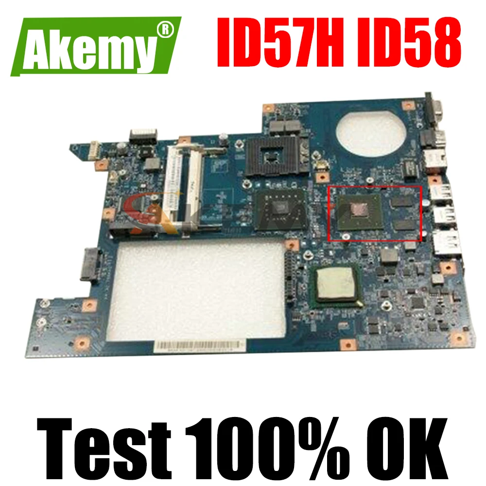 AKEMY 48.4FA01.01M MB.WCF01.001 For Gateway ID57H ID58 For Packard Bell EASYNOTE TR87 Laptop Motherboard PM45 DDR3 Free cpu