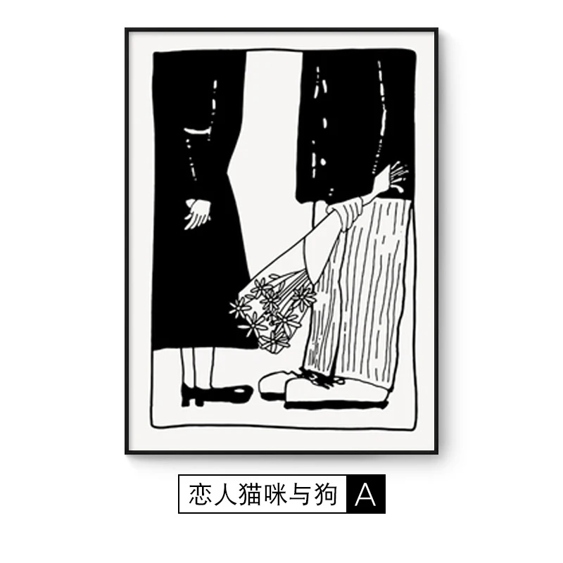 

Черно-белые постеры для гостиной RELIABLI ART