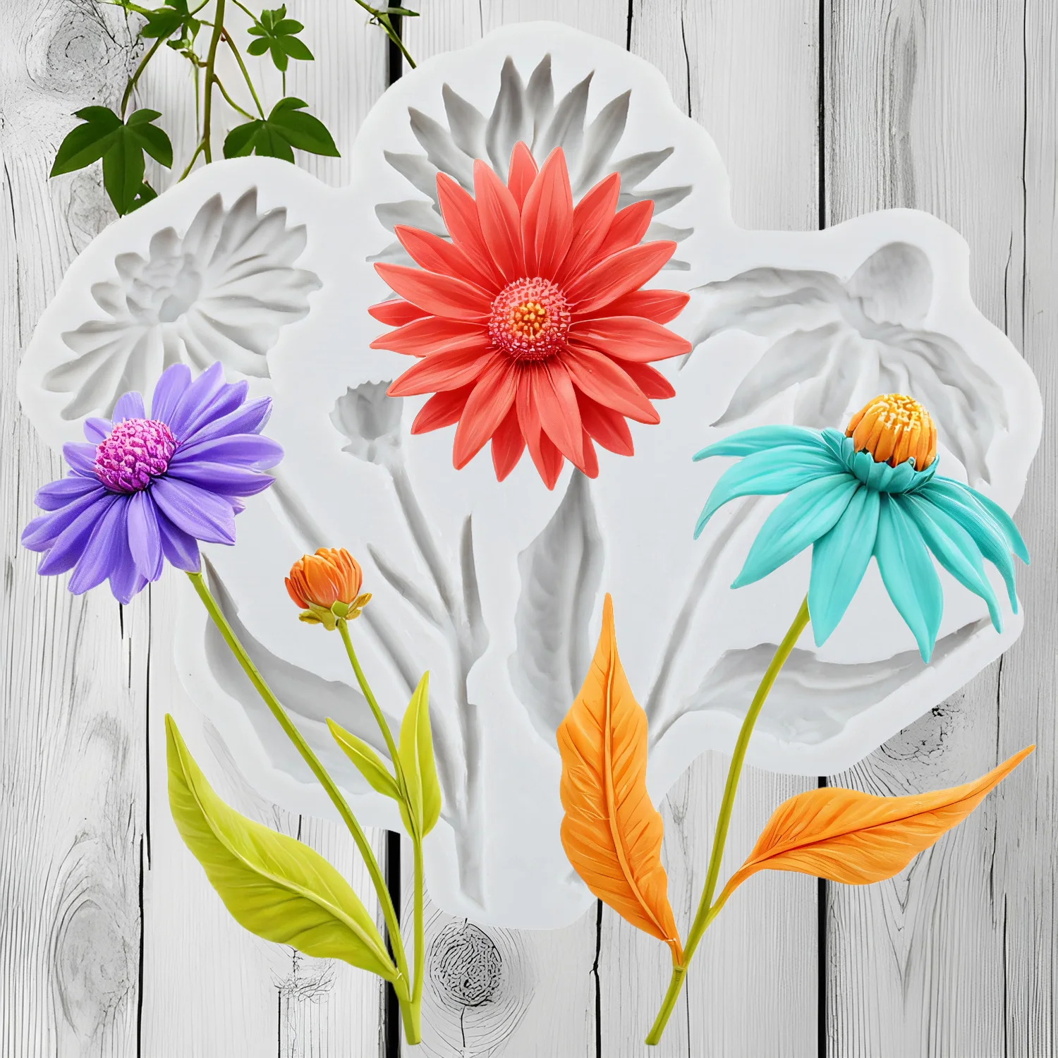 

Силиконовые формы для цветов Daisy Flower