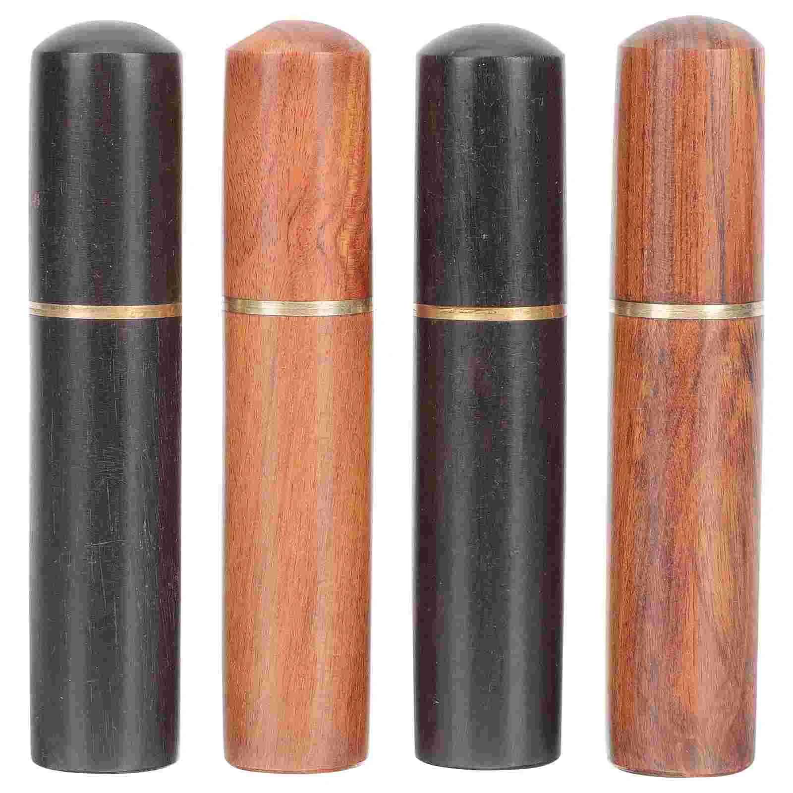 

Sewing Needle Organizer Wooden Tube Daily Toothpick Holder Portable Home Accessory Compact