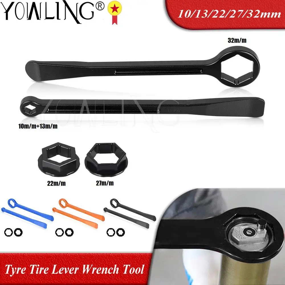 

32mm 27/22mm 13/10mm Tyre Tire Lever Wrench Spanner Tool For 125 250 350 450 300 500 501 EXC EXCF SXF SX XC XCW XCWF 2004-2022