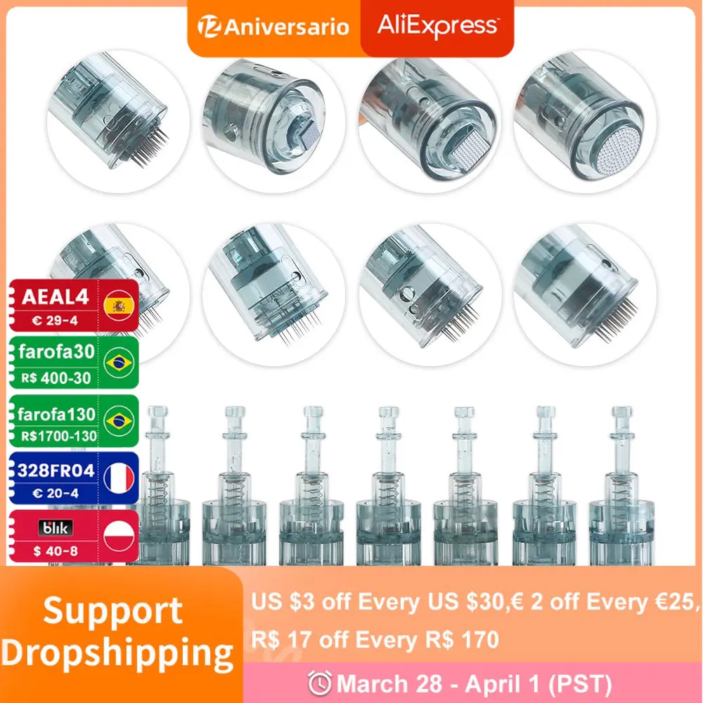 

Dermapen M8 микронизирующие 30 шт. Dr Pen M8 картриджи MTS мезотерапия микроиглами иглы Bb светящиеся фрикционные аксессуары для ухода за кожей