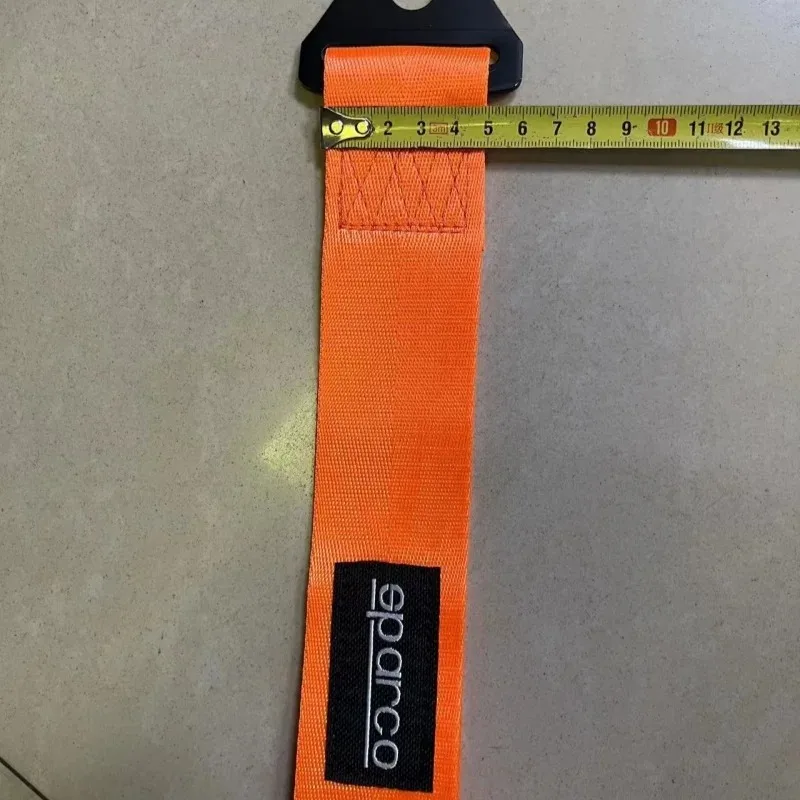 Фото Трос для буксировки Sparco 24 см, нейлоновый, 5 цветов, высокопрочный, для гоночных автомобилей, автоматический буксировочный трос №5