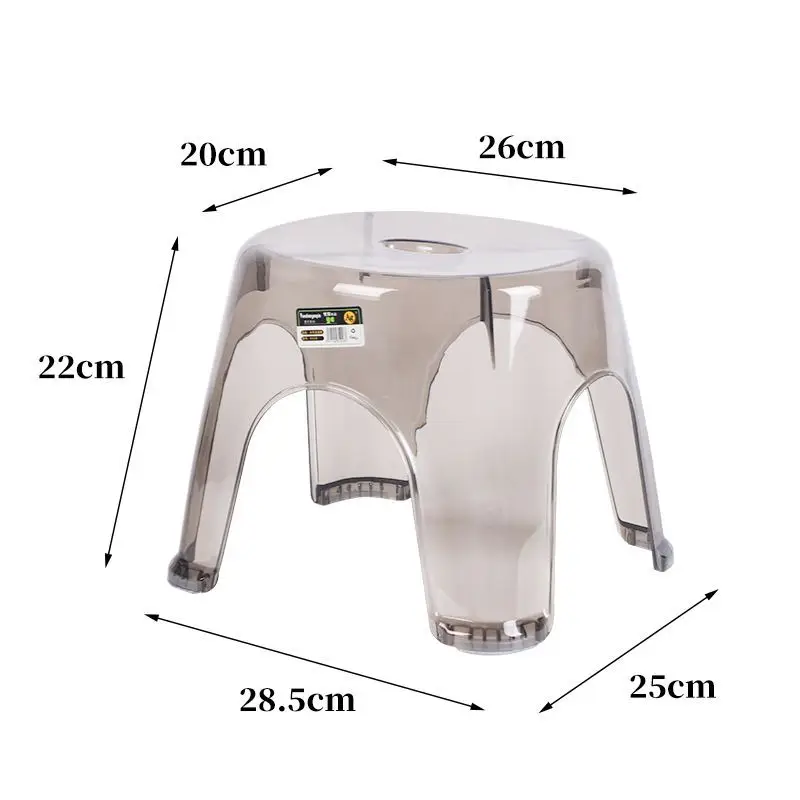 Акриловый прозрачный маленький стул креативный домашний журнальный столик для