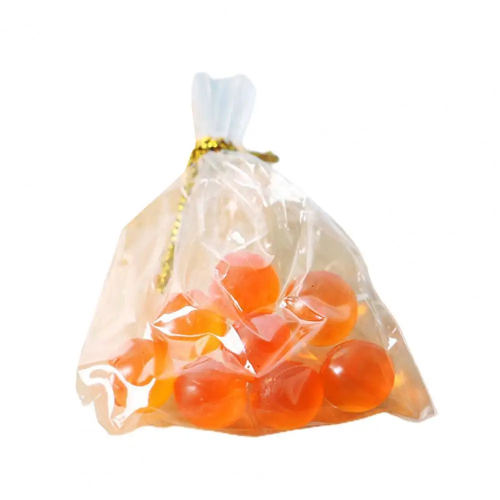 

Mini Bagged Food Good Craftsmanship Comfortable Hand Feeling Resin Dollhouse Simulation Bagged Buns Shooting Props