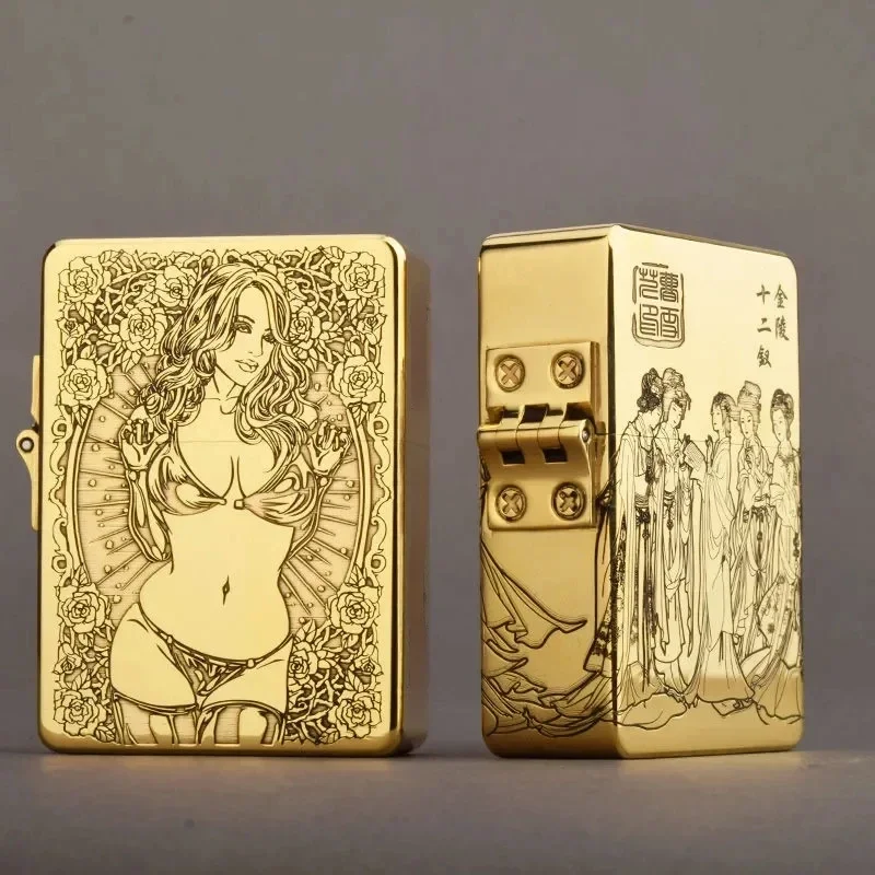 Зеркальная зажигалка Zorro 915s из латуни | AliExpress