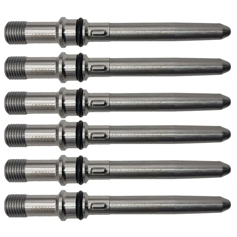 

6Pcs Injector Connector Tubes Auto Parts Injector Takeover Replacement for Dodge Cummins 03-12 5.9L 6.7L Replace 4929864