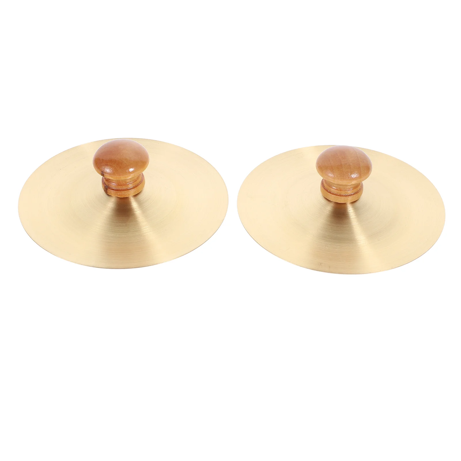 2 шт. медные тарелки Jing Hand Cymbalas Finger Toy музыкальный инструмент живот детские
