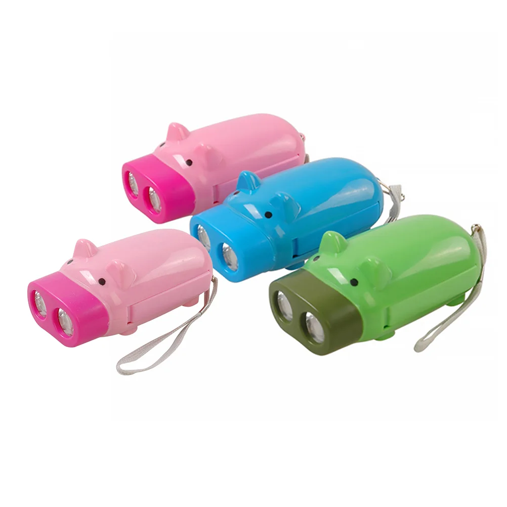 

4 Pcs LED Flashlight Child Kids Toys Flashlights Camping Plastic Convenient