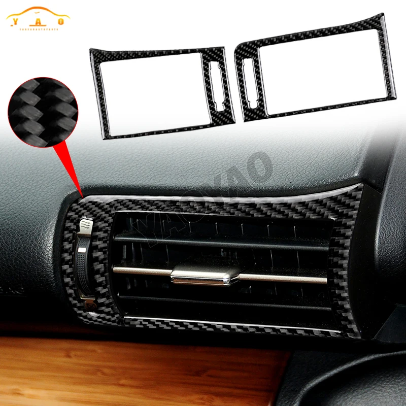 

Real Carbon Fiber Air Outlet Vent Panel Trim Decorative Sticker Cover Trim For Lexus IS250 2013-2020 Auto Accessories