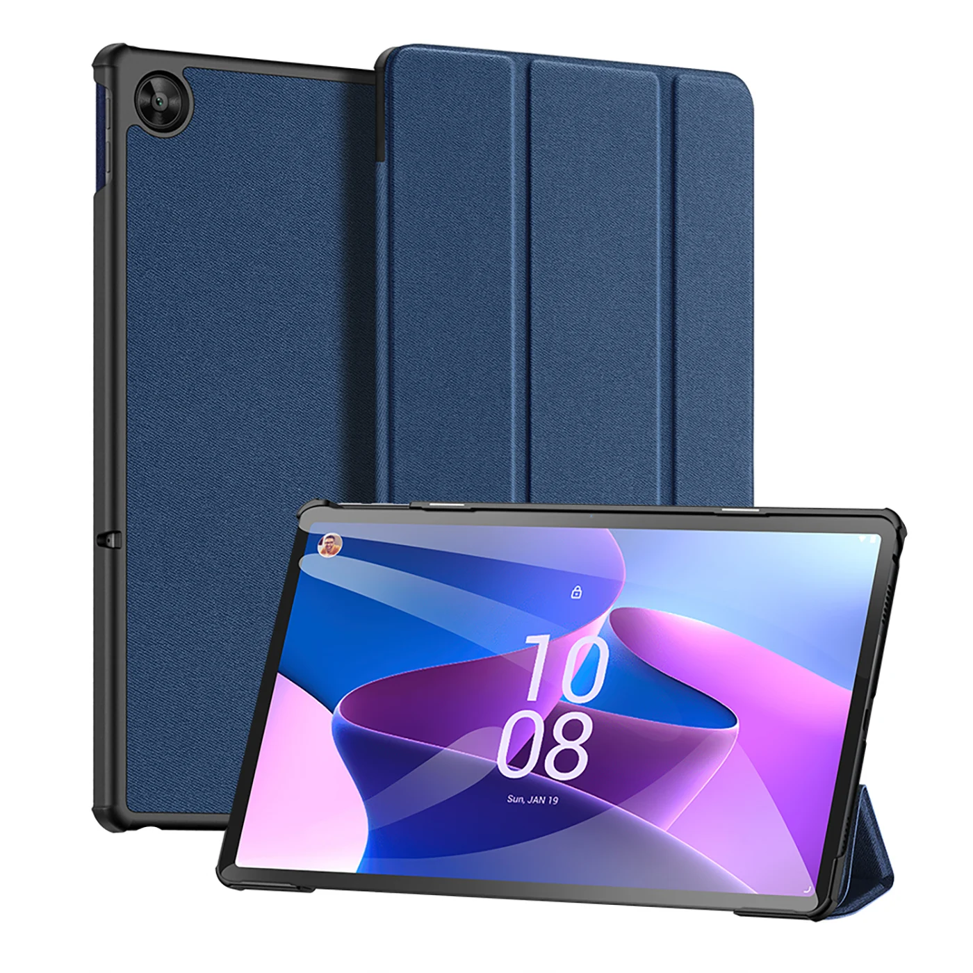 

Luxury Tablet Case for Lenovo Tab M10 Plus 3rd Gen 10.6 DUX DUCIS Trifold-Stand Protective Cover Auto Sleep/Wake Full Protection