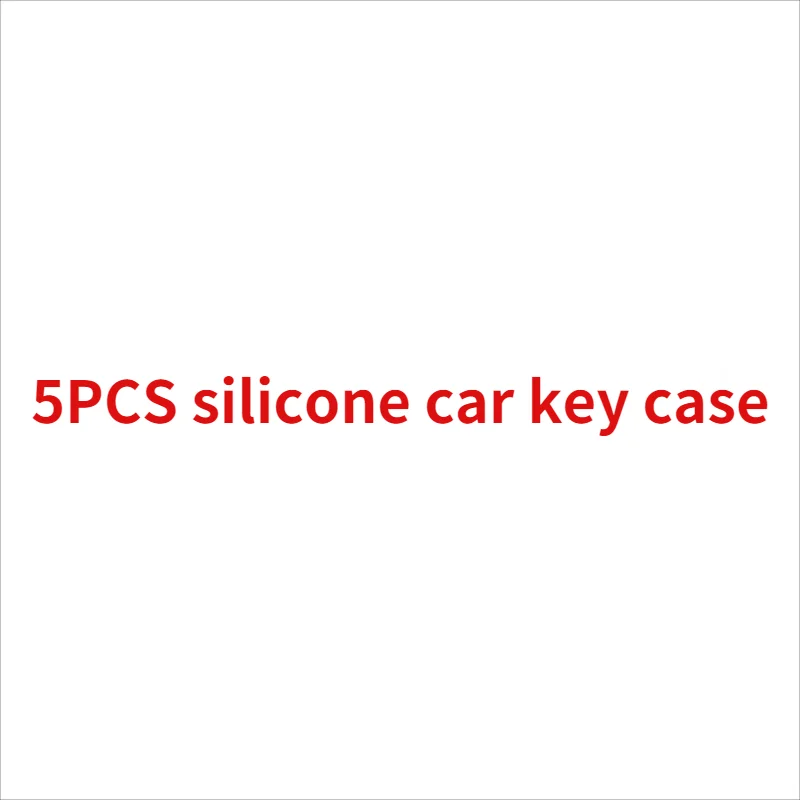 

5 Pcs Wholesale Silicone Car Key Case Cover Fob Remote Accessories