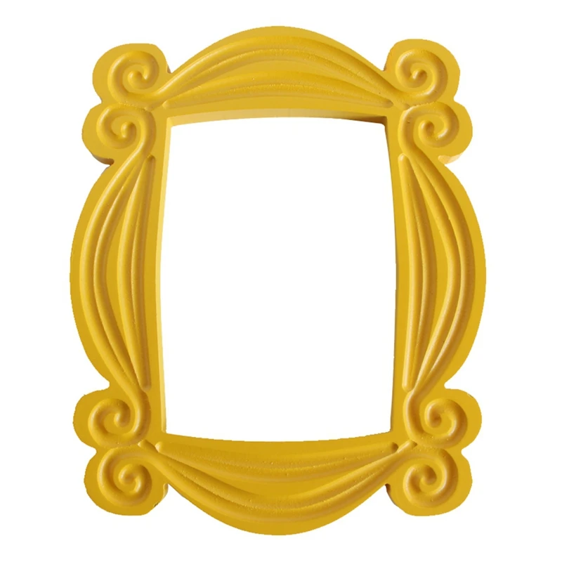 

LBER Handmade Monica Door Frame Wood Yellow Photo Frames Collectible Home Decor Collection Cosplay Gift