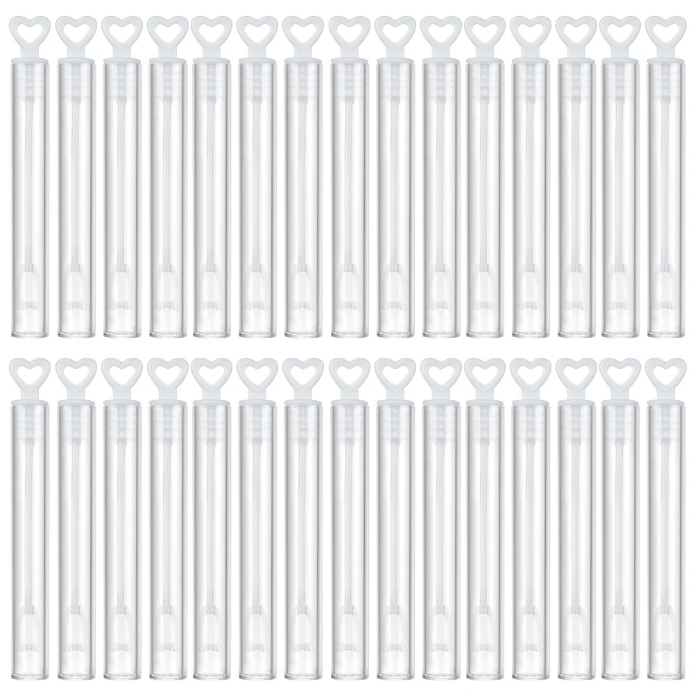 

30pcs Transparent Bubble Wands Empty Bubble Wands Refilled DIY Bubble Wands