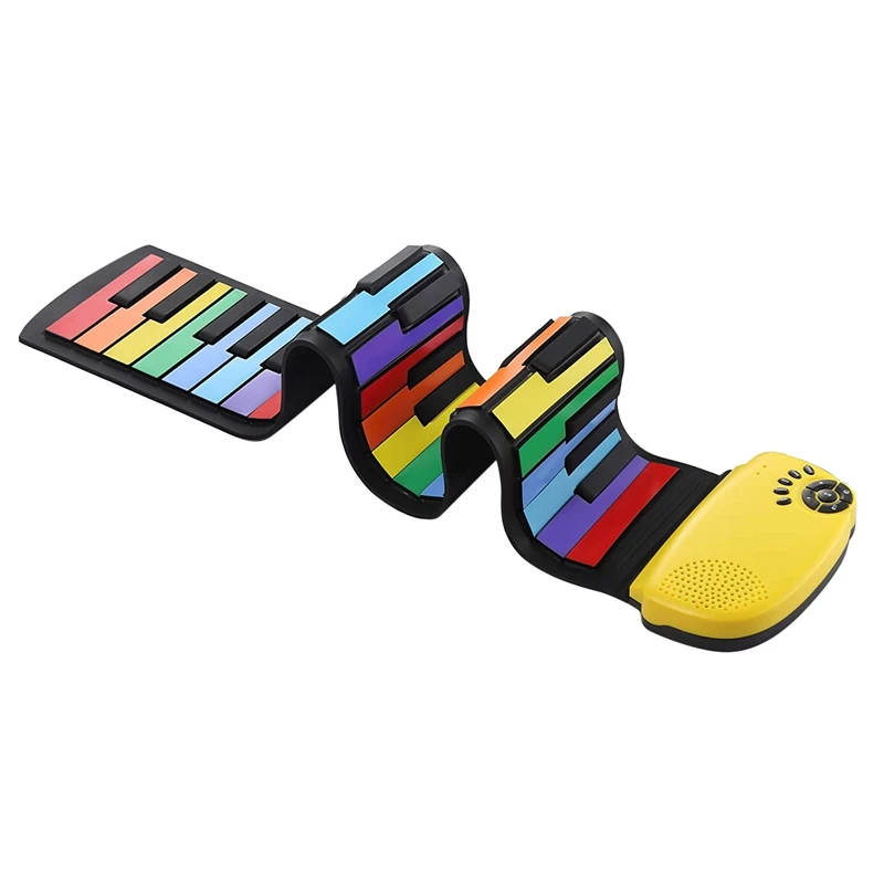 

Piano For Kids Roll Up Piano 49 Keys Digital Keyboard Hand Silicone For Kids Beginners Hobby-Specialty & Gifts